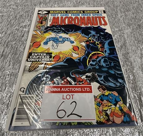 Micronauts #8 (1st Captain Universe)