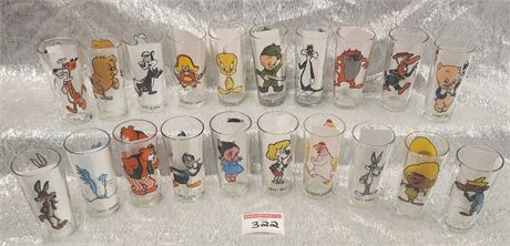 1973 20 Looney Tunes Pepsi Glasses