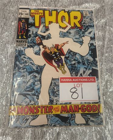 Thor #169 (Origin Galactus 1st of Black Winter)