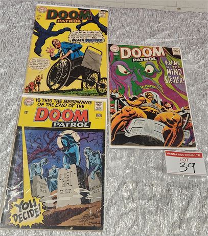 3 x Doom Patrol Issues
