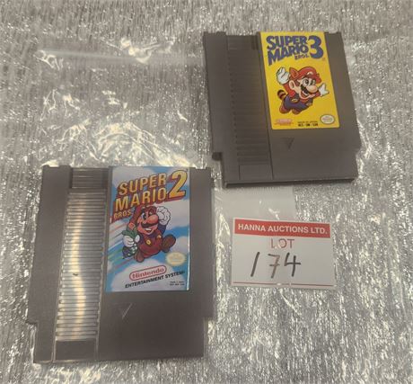 Super Mario 2 & 3 nintendo games work