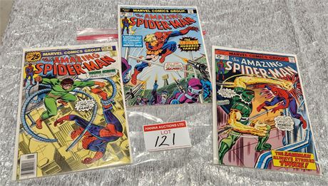 3 Spidermans #153 #154 #157