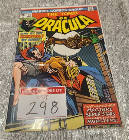 Tomb of Dracula #18 (1st battle Dracula/Warewolf)