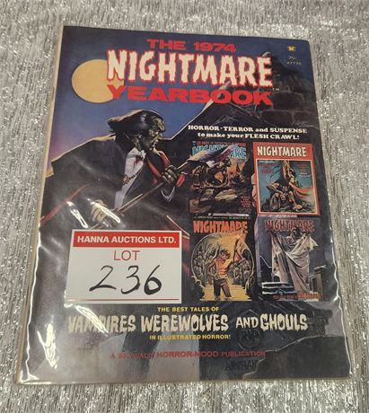 1974 Nightmare Yearbook Horror