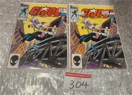 60 & 75 Cent Variant G.I.Joe #27 (Snake Eyes Origin)