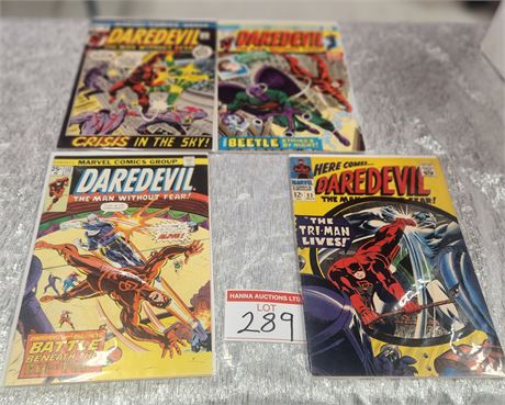 4x Daredevil #22 #89 #108 #132
