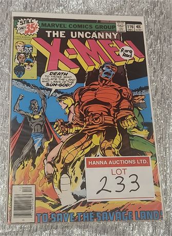 X-MEN #116 (Rare Red Version Variant)