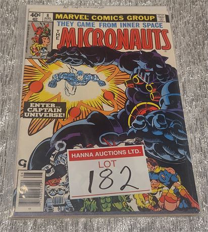 Micronauts #8 (1st captain universe)
