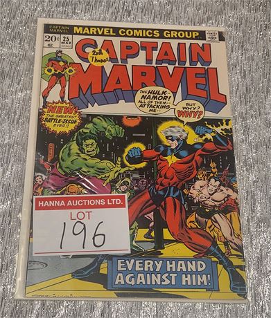 Captain Marvel # 25 (2nd of Thanos Apperance)