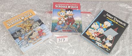 3x Disney Scrooge Graphic Books Novels