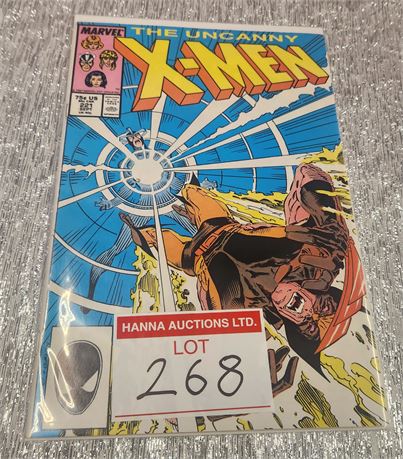 X-MEN #221 (1st of full Mr. Sinister)