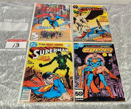 4 x Key Superman Issues