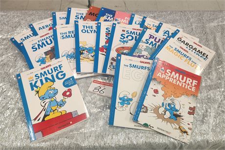 Huge lot of Smurfs Comic Novels
